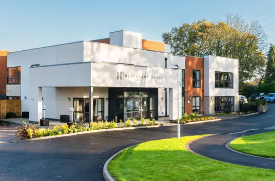 Heathland House - outside view of care home